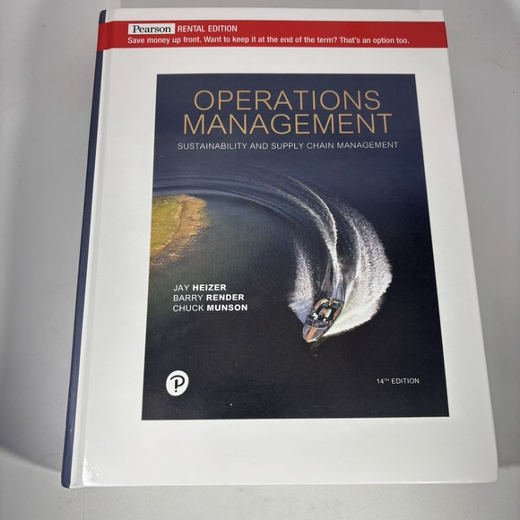 Operations Management: Sustainability and Supply Chain RENTAL EDITION - GOOD